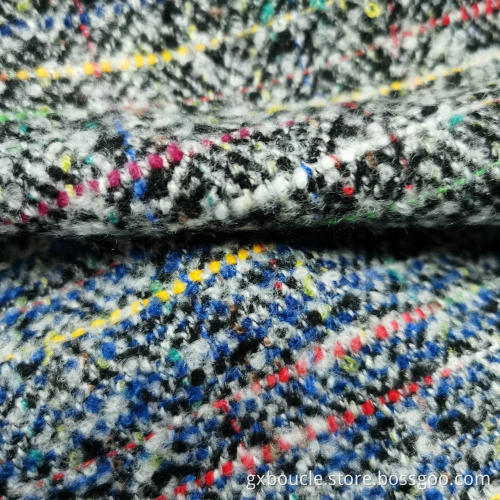 Boucle mode design stlye tyg